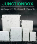 IP65 Weatherproof ABS Junction Box With Lock Dustproof Waterproof Electrical Enclosure group, heavy-duty plastic project boxes