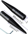 Tapered Spindle Arbor Adapter For Bench Grinders And Buffing Polisher Wheels, steel construction, dimensions shown, includes wrench