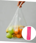 Thickened Waterproof Pink Poly Mailer Bags 17x30cm Bulk Pack Of 100 for fast shipping shown with fruit for durability