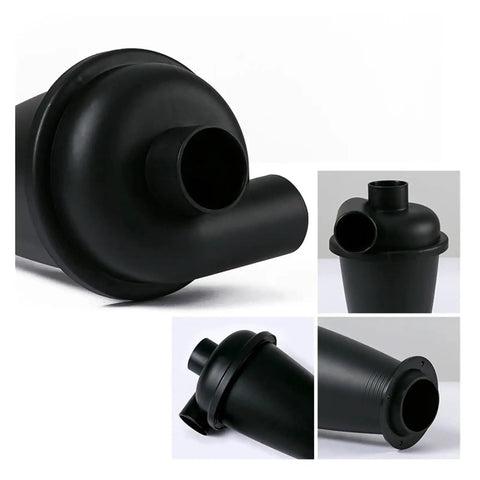 Power Up Your Vacuum With This Cyclone Filter For Industrial And Home Use, Dust Separator With Black B Adapters, Keeps Suction Strong