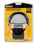 Rechargeable Bluetooth Ear Protection With 25 DB NRR Adjustable Headband Built In Microphone For Hands Free Calls Streaming Audio Black And Yellow Pro in retail packaging.