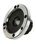 Top Tier Mini Flange Four Axis Collet Chuck For Lathe Tool In ER16 ER25 ER32 ER40 Sizes With 100mm Fixture Length showing side angle design.