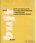 Book: front view of yellow cover IEEE Buff Book, ANSI/IEEE Std 242-1986, protection and coordination of power systems.