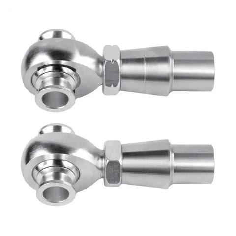 Heavy Duty Three Quarter Inch Heim Joint Rod End Linkage Kit Featuring Precision Threaded Bushings, set of 2 chromoly ends.