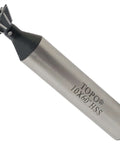NACX dovetail end mill, 10 mm shank, 60° HSS cutter