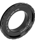 Black metal centerlock rotor lockring for road and mountain bikes disc brake hub lock ring cover fits 9mm 12mm 15mm systems