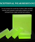 Built Like A Tank Heavy Duty Polyurethane Square Block 200X500Mm Wear Resistant Industrial Pad 5Mm Thick, green polyurethane blocks.