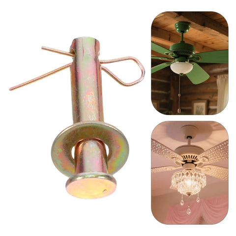 Heavy Duty Metal Shear Pins With Locking Mechanism For Ceiling Fan Pulley And Receiver Trailer Hitches close-up view.