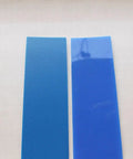Close-up of Blue Ultra Duty Band Saw Tires for 33 WM14 Band Saw Beefed Up Urethane Replacement Part laid flat on surface