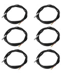 Six Pack DS18B20 Temperature Sensor Probes 2M Waterproof Stainless Steel Temperature Probe Kit For Arduino ESP32 Xiao And Other Development Boards Minus 55C To 125C Range DIY Maker Friendly