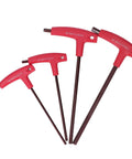 Premium S2 Steel Hex Key Set With T Handle Tools For Automotive Repair And Machinery Maintenance, Featuring Rust Coating And Durable Metric Wrench Kit That Slays Any Tight Bolt Job. Red metric T-handle hex keys H1.5-H10