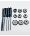 Heavy Duty 27-38mm Car And Motorcycle Valve Seat Repair Tool Kit With Precise 45 Degree Diamond Grinding Wheels For Quick Fixes, 8 wheels and guide rods