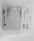 Back view of packaging for Copper Rivets And Burrs Kit, 20 pieces in 14mm and 19mm, includes caution and contact details.