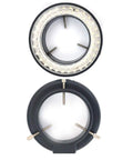 60 LED Adjustable Ring Light Illuminator Lamp For Stereo Zoom Microscope With Easy Mount For Cameras And Microscopes Flexible Brightness Control Slick Setup No Fuss Precision Macro And Micro Work, 60mm inner, 98mm outer