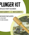 No Drama Steering Wheel Horn Button Contact Plate And Plunger Pin Kit Quick Swap For Toyota Corolla 4Runner Pickup Starlet Tercel Slick Build OEM Upgrade Solid Fix For 8431220011 showing plunger, spring, and parts for replacement.