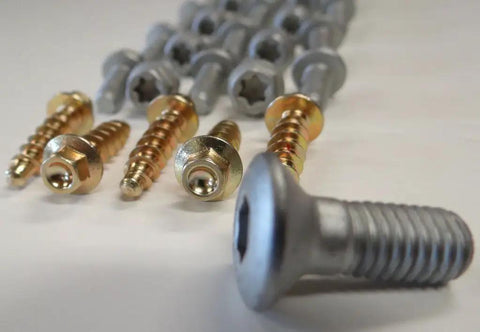 250 Piece Flange Bolt Kit With Nuts And Fender Washers For Dirt Bike Maintenance And Restoration Torx Head Bolts With Dacromet Plating