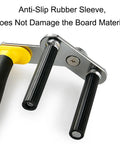 Close-up of the anti-slip rubber sleeve on Built Like A Tank Portable Drywall Panel Lifter for safe handling of materials.
