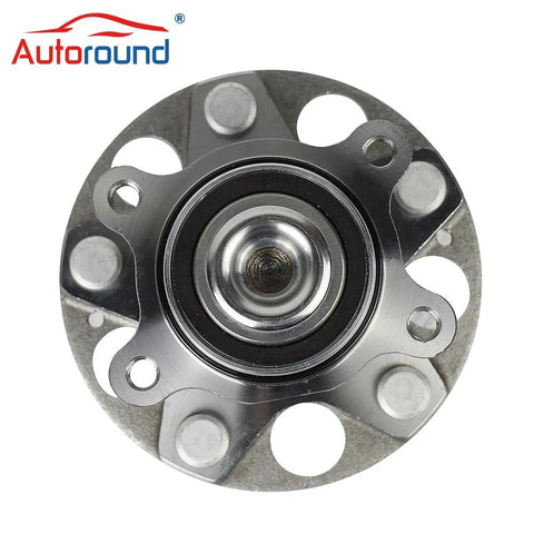 Front view of Rear Wheel Hub And Bearing Assembly 512257 For Honda Civic 2006 2007 2008 2009 2010 2011 LX DX GX 5 lug with ABS