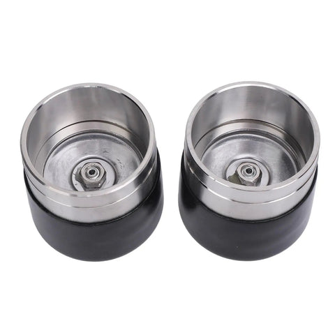 Trailer Wheel Bearing Protector Two Pack Stainless Steel Hub Cap 1.98 Inch Diameter Boat Trailer Bearing Cover Dual Sided Guards