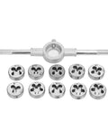 Heavy Duty Screw Thread Tap Die Set With Machined Teeth For Mechanical Manufacturing Gear Up Your Workshop With Top Tier High Hand Tools That Hit Hard And Deliver Perfect Threads Every Time On Any Metal Job You Got. tap die holder with metric dies