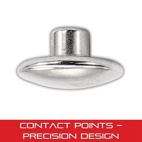 Dial Indicator Contact Set With Beefy Hardened Steel Probes And Aluminum Ring Mount For Precision Readings Fits 196E Dial Indicators
