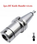 Premium Dynamic Balance Collet Chuck Tool Holder BT30 BT40 with rivets and knife handle for CNC machining use.