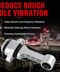 Built Tough Triple Pack Engine Motor Mount Set To Kill Engine Shake And Deliver A Butter Smooth Ride On Automatic Transmission Sedans Compatible With Hyundai Elantra And Kia Fortes Replaces A71004 in car interior with steering wheel and drink
