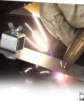 Superior Butt Welding Jigs For Sheet Metal And Auto Body Work Includes Eight Heavy Tack Welding Clamps during welding process with steel panel.