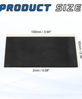 Rectangle Graphite Block For Melting Casting And Electrolysis High Purity Graphite Electrode Plate Sheet 100x60x2mm Pack Of 5 Black Color