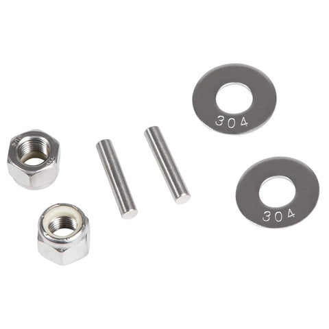 Prop Nut Kit E MKP-34 For Trolling Motor Prop Replacement Quick Removal And Installation Kit With 1865019 Shear Pin Compatible MKP-33 Weedless Wedge 2 Props Includes Prop Nuts And Washers