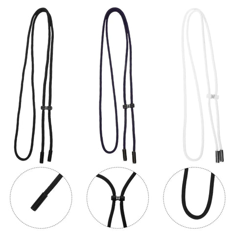 Awesome Adjustable Spring Stopper Drawstring Kit With Plastic Toggles, End Caps, And Threader Tool For Quick Hoodie Repair And Bag Cord Lock Replacement Fixing Pants Waistband Fit Like A Champ. black, navy and white cord locks with metal ends