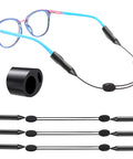 Two Hole Adjustable Eyeglasses Strap For Kids And Adults Lanyard Eyewear Retainer with glasses and multiple strap pieces