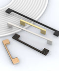 Variety of cabinet handles including the Ten Pack 5 Inch Center To Center Zinc Alloy Champagne Bronze Kitchen Cabinet Handles Drawer Pulls