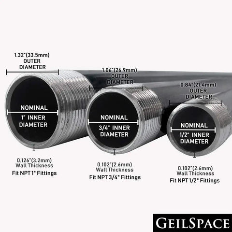 Industrial Grey Pipe Table Legs Set of Four 28 Inches Tall Made from Heavy Duty Metal Pipes and Flanges for Custom Vintage Tables