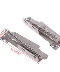 Heavy Duty 80 Degree Sprung Cabinet Door Hinges 2 Piece Set For Lift Up Flap Doors Stainless Steel with measurements