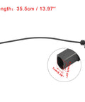 Four Pack Front Brake Pad Wear Sensor Kit For Porsche Macan 2015 2016 2017 2018 OE 95B907253 showing cable length and connector