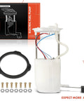 Electric Fuel Pump Module Assembly For Mazda CX-7 2010 To 2012 Left Side with strainer and installation hardware.