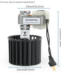 Bathroom Fan Motor Blower Assembly Replacement for 162 E G J K L M and 164 E G J K L M Heaters, 97009796 front view