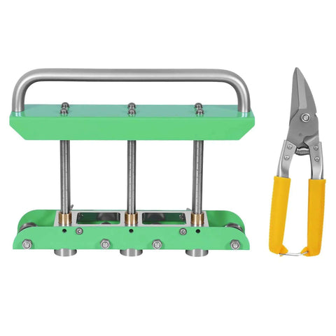 Heavy Duty Pro Grade Sheet Metal Bender Station Disc Bending Machine with snips for roof panels