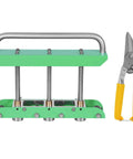 Heavy Duty Sheet Metal Bender Station Disc For Precise 0 To 90 Degree Bends with metal frame and attached shears