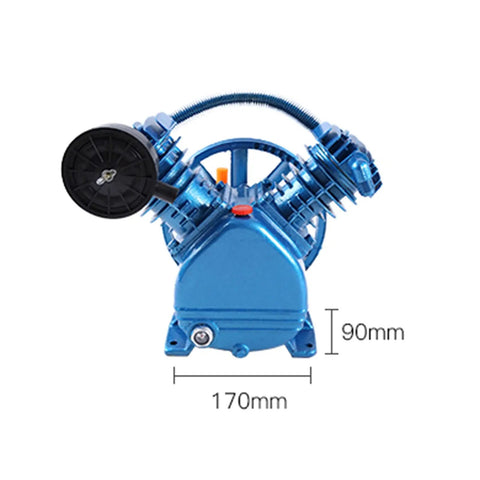 Super Heavy Duty 3HP Cast Iron Air Compressor Pump Head V-Style Two Stage Piston Replacement Unit Low Noise Design Rated For 181.3 PSI Ideal For Home Decorating Projects And Auto Repair Shop Gear Up With This Rock Solid Workhorse That Handles Tough Jobs
