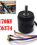170KV Sensored Belt Brushless Motor for Electric Skateboard Longboard, Beefy 2900W Peak Power, High Efficiency, 63mm Diameter