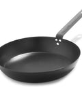 Budget-Friendly Carbon Steel Frying Pan 12 Inch Pre-Seasoned Induction Ready Oven Safe For Stove Top Grill Use