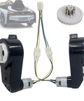 Two Pack 12V Gearbox And 12V Motor For Ride On Toys, Beefy Torque RS550 Drive Engine Replacement Parts, components on display
