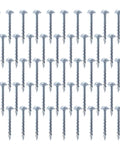 Self Tapping Wood Screws In Carbon Steel Lightweight And Beefy 100 Pack One And One Quarter Inch Half Tooth Coarse Thread