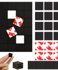 Adhesive Back Magnetic Squares 144 Pieces Three Quarter Inch Square 80 Mil Thick Self Stick Pre Cut Magnets for displays
