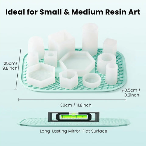 Heavy Duty Silicone Mats For Resin Curing Machines And Epoxy Art Projects 11 By 9 Inch Non Stick Flexible Surface Perfect For Jewelry Making And Mold Casting A Total Game Changer
