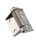 Auto Closing Spring Hinges 2 Pack For High Traffic Doors Prevent Door Slams Keeps Doors Secure Yet Opens Smoothly Durable Indoor Outdoor Use Ideal For Busy Halls, stainless steel 83mm hinge
