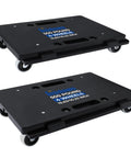 Heavy Duty Snap Together Furniture Dollies 2 Pack 500 Lb Rolling Carts With Quick Lock Wheels Anti Slip Platform for easy moving.