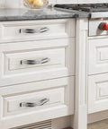 Bling Crystal Door And Drawer Pulls Knobs Set 6 Pack Modern European Style Square Rhinestone Handles on white kitchen drawers